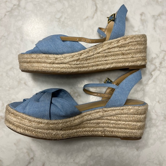 Talbots espadrille wedge heel sandals - Picture 3 of 9